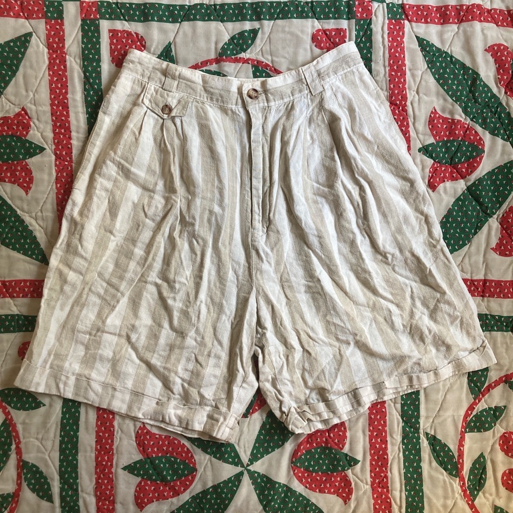 Vintage striped shorts